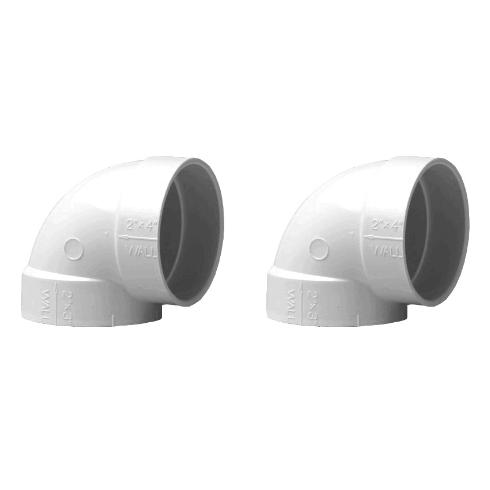 Picture of 90 DEGREE SHORT ELBOW 2 PC IN BAG