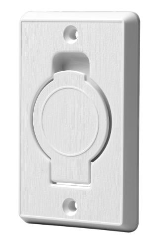 Picture of INLET VALVE WHITE WITH VISIBLE SCREW.