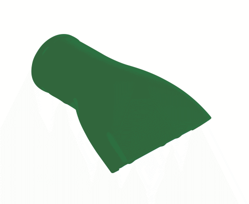 Picture of SILICONE NOZZLE FDA 120MM GREEN D40
