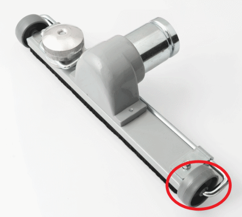 Picture of FIXED WHEEL D.40 PVC GREY MOBILE SUCKER
